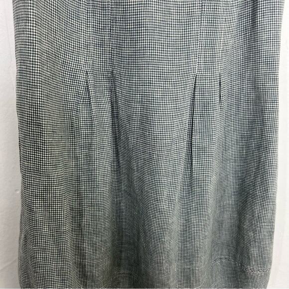 G R NATURE Green Linen Dress Size 40 or US Medium - Picture 5 of 12